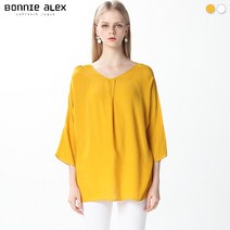 보니알렉스 보니알렉스(BONNIE ALEX) 레인 핀턱 트임 블라우스 (택가격:79000원)
