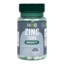 홀랜드앤바랫 아연 15mg 120정 Holland & Barrett Zinc, 1팩