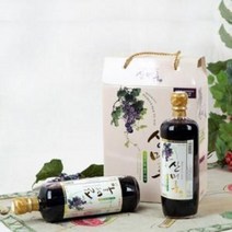 (경남관광기념품점 함양군) 친환경 농산물 원료로 만든 보랏빛 산머루즙 골드 (700ml X 2병)