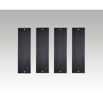 1U 500 시리즈 범용 블랭크 패널 - 4팩, 4 Pack