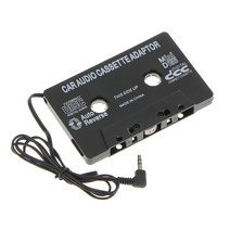 카세트 플레이어 테이프 자동차 카세트 테이프 어댑터 AUX 오디오 컨버터 휴대폰용 CD MP3 플레이어용, 한개옵션0