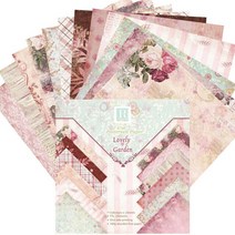 구김지 습자지 포장습자지24 장 6 인치 스크랩북 공예 종이 팩 무늬, 09 DP101-09