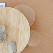 [핸즈픽메이드] 투명 원형 스티커 밀봉 포장 마감스티커, 2.5x2.5cm, 5장(50개)