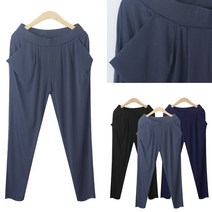 애니진 여성용 밴딩 배기 스키니 팬츠 7017