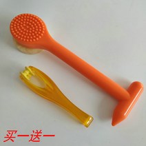 안마봉 괄사판 양생 치다 건강사진 타판기 목 마사지해머 경락 치기 실리콘 고타봉 2627049092, 오렌지
