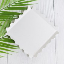 중앙패키지 미니케익 타르트받침 화이트