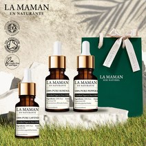 [선물포장] 라마망 아로마테라피 에센셜 꿀잠오일 3종 세트 (라벤더+페퍼민트+로즈마리), 라벤더+페퍼민트+로즈마리