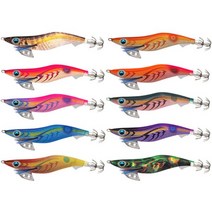 야마시타 에기왕K 쉘로우 무늬오징어에기, 쉘로우 3.5호, 010 레오 그린