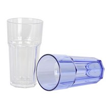 pc팔각컵 식당용 업소용 가정 물컵 음료컵, 5246, 투명