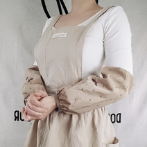 바리스타 주방 요리사 조리사 위생 경량 방수 예쁜 팔토시, 바리스타형-베이지