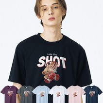 [농구베어] 쿨론티 VERDI BEAR 남자 여자 반팔 티셔츠 7color