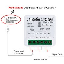 자동문 자동문 센서 리모컨 WiFi 스마트 차고 도어 오프너 원격 제어 모듈 Tuya app는 Alexa Google Assist, 01 Standard