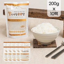 아담푸드 알알이 습식 곤약미 곤약밥 찰진 아담 곤약쌀 200g x 10팩, 10개입