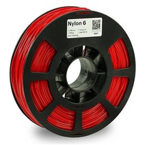 KODAK 3D 프린터 필라멘트 나일론 6 레드 색상 +/- 0.03 mm 750g (1.6 lbs) 스풀 2.85 mm. 진공 밀폐 알루미늄 지퍼백에 가장 낮은 수분 프리미, Red
