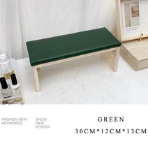 네일 패디 의자 가죽 럭셔리 대리석 매니큐어 테이블 아트 핸드 베개, 나무 짙은 녹색
