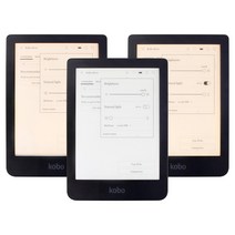 전자책 리더 이북 Kobo clara hd n249 ereader 터치 스크린 잉크 빛, 유일한 전자책 리더기, 검은색