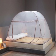초간편 원터치 양문형 모기장 BLM-150, 블루