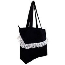 경홍운 여성 숄더백 지퍼 토트백 레이스 캔버스백