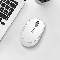 아이노트 M508R 무선 마우스 화이트 무선 저소음 5버튼 마우스