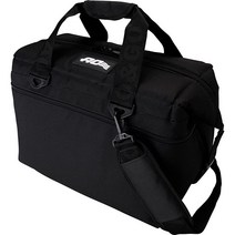 AO Coolers 고밀도 단열재가 있는 오리지널 소프트 쿨러 모시 오크 24캔, Black