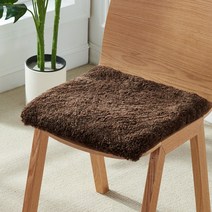 호주 양모 의자 쿠션 곱슬 의자 쿠션 라이트 럭셔리 간단한 양모 소파 쿠션 양모 쿠션 짧은 머리 쿠션, OM 딥 커피