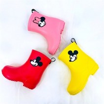 아가방 디즈니 장화) 디즈니 콜라보레이션 미키 미니 국내생산 깔창이 있어 우리 아이 더욱 편하게 여아 남아 레인부츠 - 라라 미니 / 윙크 컬러 장화 P0 NC충장