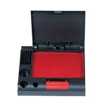 [RA㏓] 매표)원터치 인주(50) 케이스 다용도 휴대용 선명한 스탬프 도장 사각 ▷_§Ea