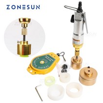 식품교반충진기 ZONESUN-휴대용 공압 플라스틱 음료 병 캡핑 기계 28-32mm 스크루 캐퍼 도구, 02 EU
