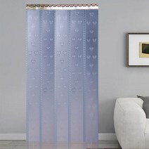 비닐커튼 하트 불투명 600x2200mm 내부가 보이지 않는 외풍차단 커텐 샤워실 탈의실 입구 가림막 맞춤재단 방풍비닐커튼 바람막이 비닐커튼 방풍비닐 비닐커텐 현관비닐커튼 비닐방풍