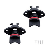 나일론 배수구 25mm 1 인치 2 개 마린 보트 스레드 플매트 카펫 러그 마개 소켓 타원형 가보드 요트 낚시 카약 카누 액세서리, [03] Orange Gasket