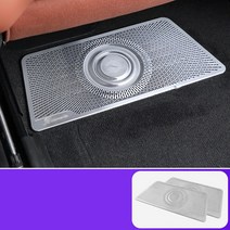 메르세데스 벤츠 S 클래스 W223 - 탄소 섬유 s400d 450 580 amg 인테리어 액세서리 용 바닥 커버 아웃렛 그릴, [01] silver 2pcs