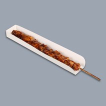 거성팩 무지 종이트레이 꼬치트레이 32cm, 1개, 1800장