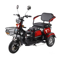 세발오토바이 3발 삼륜 전기 오토바이 3륜 스쿠터, 120마일60V22A 블랙 골드충전기48V
