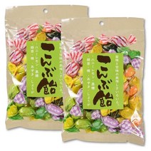 tenma osaka 텐마 오사카 곤부 다시마 사탕 흑설탕 생강 녹차 매실 팥 꿀레몬 6가지 맛 캔디 200g 2팩