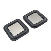 스피커 방진패드 스피커망 흡음판 50mm x 스퀘어 베이스 진동 다이어프램 우퍼 패시브 라디에이터 고무 플레이트 향상된 저음 저주파 2 개
