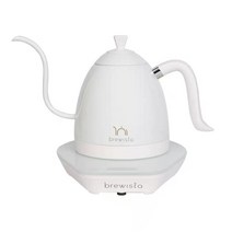 브리스타 가정용 전기포트 드립주전자 커피포트, 순백백장 0.6L