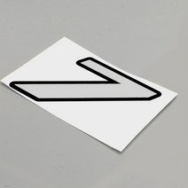 헬멧스티커 오토바이 헬멧 자동차 바이크 데칼 스티커 JKZ-STKART 비닐 다이 컷 더블 레이어 번호 네온 형, 07 7_02 60mm high