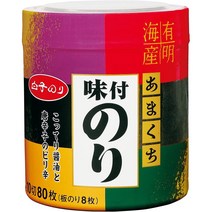 일본김 흰자 단맛 조미김 탁상 10절 80장×2개