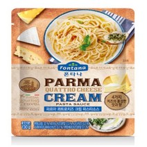 두배로유통 폰타나 콰트로치즈 크림 파스타소스 130g x 4개