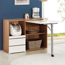 오롤라 확장형 접이식 식탁렌지대, 화이트