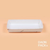 [SKY 2호] 일회용 종이트레이 김밥 분식 떡집 포장용기 / 1box 1000개