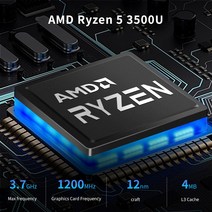 Ryzen53500U미니PC 신윈도우11프로DDR4NVMESSD데스크탑게임용컴퓨터2HD, 01NoRamNoSSD_01Ryzen53500U