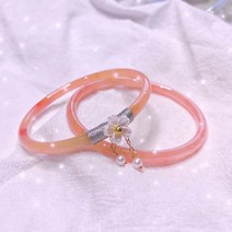 BestStar 옥팔찌 천연 옥수 짤랑짤랑 팔찌