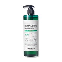 SOME BY MI AHA BHA PHA 30 Days Miracle Acne Clear 바디 클렌저 - 13.5온스 400ml - 피부 진정 및 각질 제거 효과 - 피지와 죽은