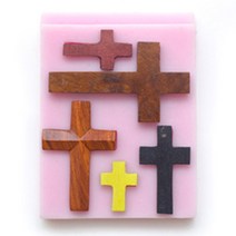 [아로마케이] 십자가 5구 데코 수제몰드 비누 석고몰드 만들기재료