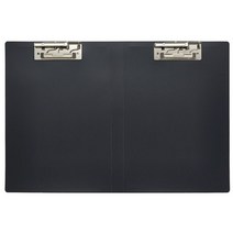 PP 더블 레버 클립화일 A4 펀치리스파일 서류받침 책받침 클립보드 A4용지받침, 청색(404026)