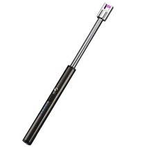 타죠마트 usb 충전식 캔들라이터 토치라이터 가스점화기 1p, 블랙카키