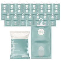 물먹는뽀송 옷걸이 제습제 서랍용 제습제, 400g, 24개