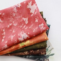 천고아 인견원단 시원한 수묵화 5종, 브라운
