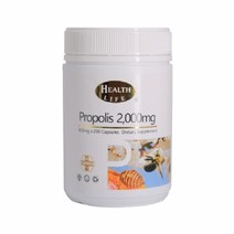 [헬스라이프] 프로폴리스 2000mg 200캡슐, 1개